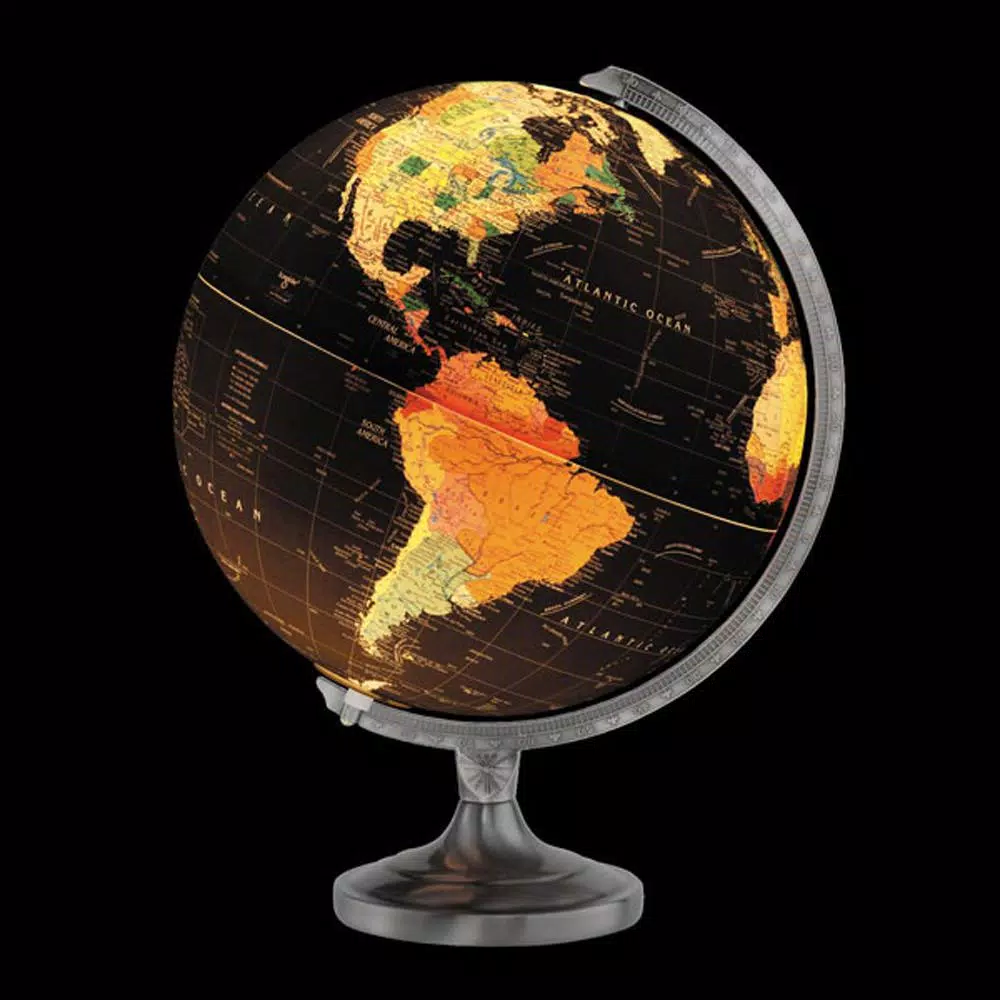 Replogle Orion Illuminated 12 in. Desk Globe with Night Sky Display