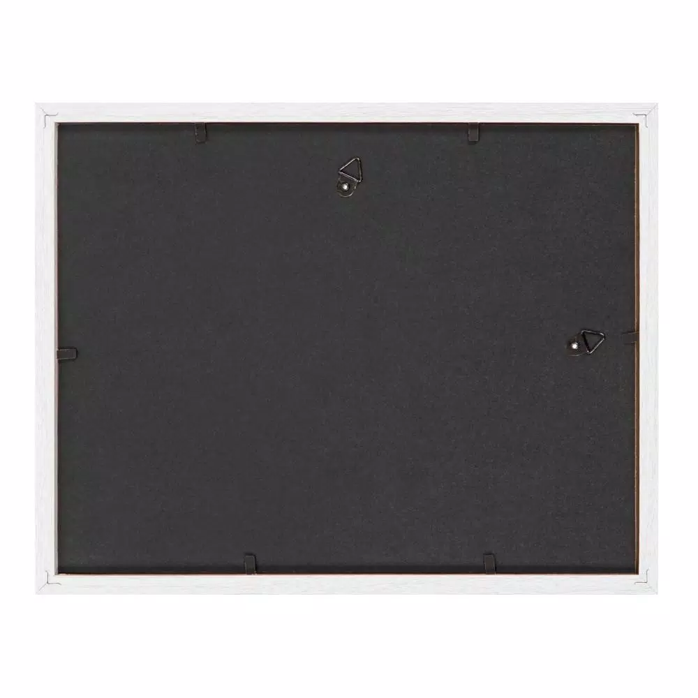 Kate and Laurel Gibson 8.5 x 11 in. Modern Document Picture Frame Set, Gray and White, 4-Pack