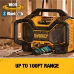 DEWALT 20V MAX Bluetooth Jobsite Radio with Built-in 3A Battery Charger thumbnail 3