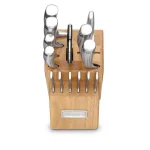 Cuisinart Professional 15-Piece Knife Set with German Steel Blades and Wooden Block thumbnail 1