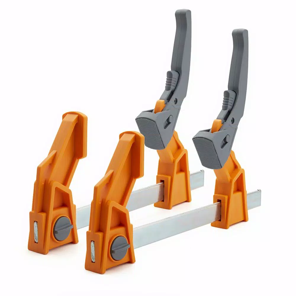 BORA Steel Lever Clamp Set, 6-Piece (6 in., 12 in., 24 in.)