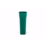 Suncast Commercial 23 Gallon Slim Resin Trash Can, Green thumbnail 3