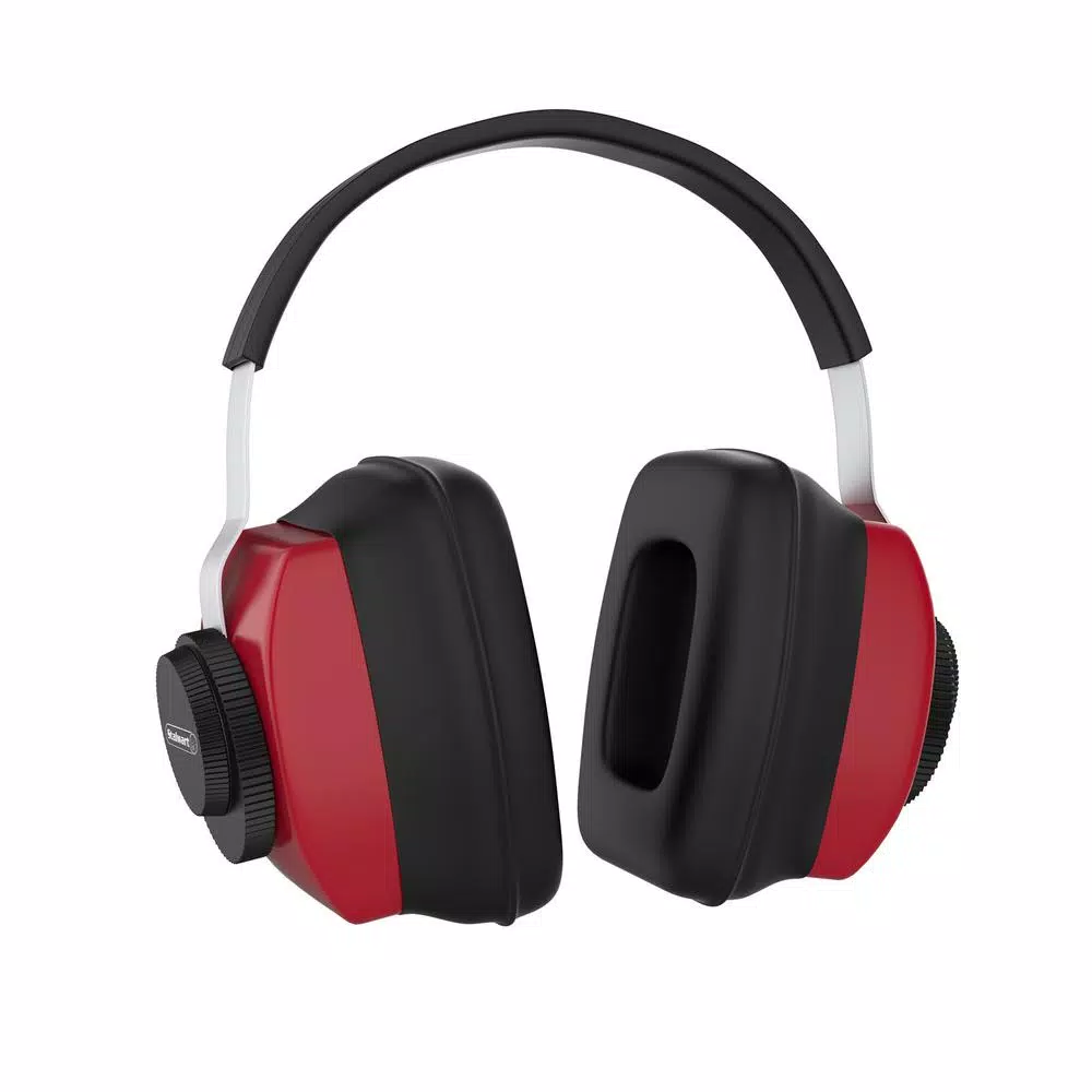 Stalwart Red/Black Over-Ear Hearing Protection Ear Muffs, 28dB NRR