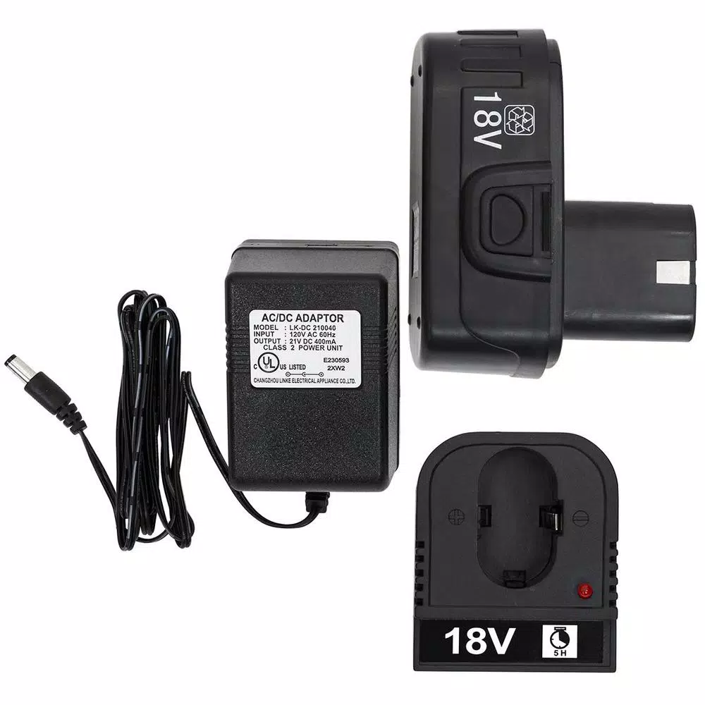 XtremepowerUS 18V Cordless Portable Orbital Car Buffer Waxer and Polisher Kit