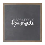 Petal Lane Home Happiness is Homemade Rustic Brown Magnetic Memo Board thumbnail 1