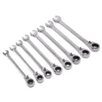 WEN 16-Piece Metric Reversible Ratcheting Combination Wrench Set with Storage Pouch thumbnail 4