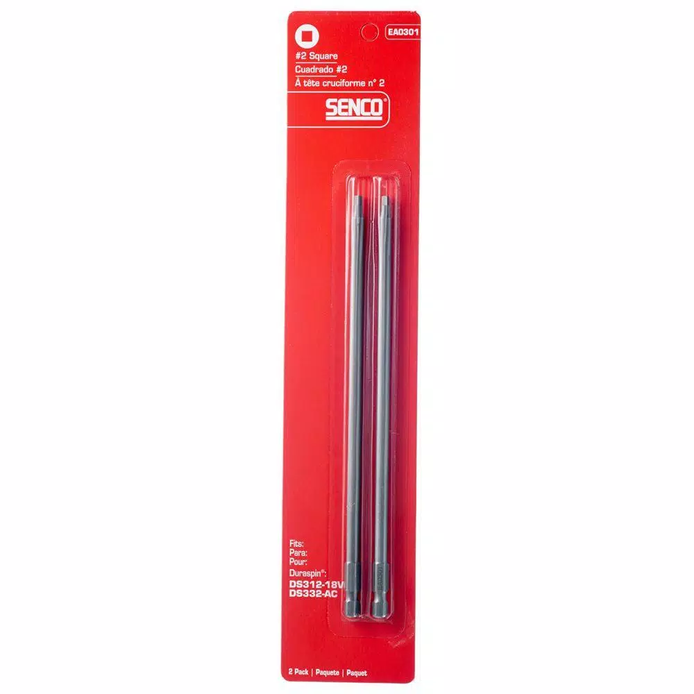 SENCO DuraSpin 3 in. Square Integrated Replacement Drill Bits, 2-Pack