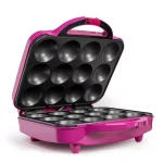 HOLSTEIN HOUSEWARES Holstein 1200W Magenta Non-Stick 12-Piece Cupcake Maker thumbnail 1