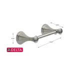 Delta Carlisle Pivoting Toilet Paper Holder, Brushed Nickel thumbnail 6