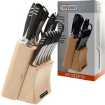 Top Chef Officially Licensed 15-Piece Stainless Steel Knife Set with Wood Block thumbnail 3
