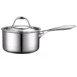 Cooks Standard 1.5 qt. Multi-Ply Clad Stainless Steel Sauce Pan with Lid thumbnail 1