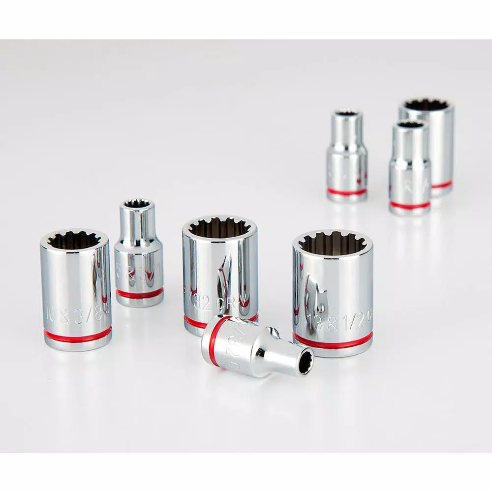 SUNEX TOOLS Sunex 9732 44-Piece Socket and Bit Set with Mini Dual Flex Head Ratchet