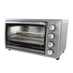 BLACK+DECKER 1500W 9-Slice Silver Toaster Oven with Rotisserie and Convection thumbnail 1