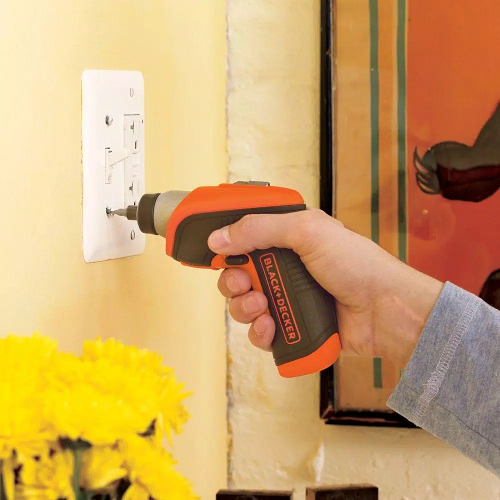 BLACK+DECKER 4V MAX Lithium-Ion Cordless Rechargeable Screwdriver with USB Charging
