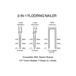 Husky 3-in-1 Pneumatic Flooring Nailer and Stapler, 15.5 and 16 Gauge, 2 in. thumbnail 7