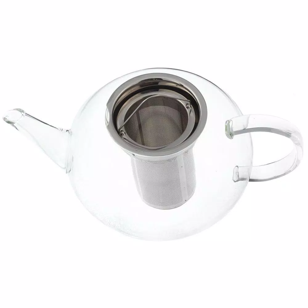 GROSCHE Joliette 42 oz. Borosilicate Glass Teapot with Stainless Steel Infuser