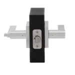 Kwikset Halifax Square Entry Door Lever, Polished Chrome with SmartKey Security thumbnail 2