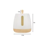 Jiallo European Collection 3-Piece Plastic Canister Set, White thumbnail 3