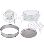 Classic Cuisine Halogen Tabletop Oven with 17 Qt Capacity and 1200W Power thumbnail 3