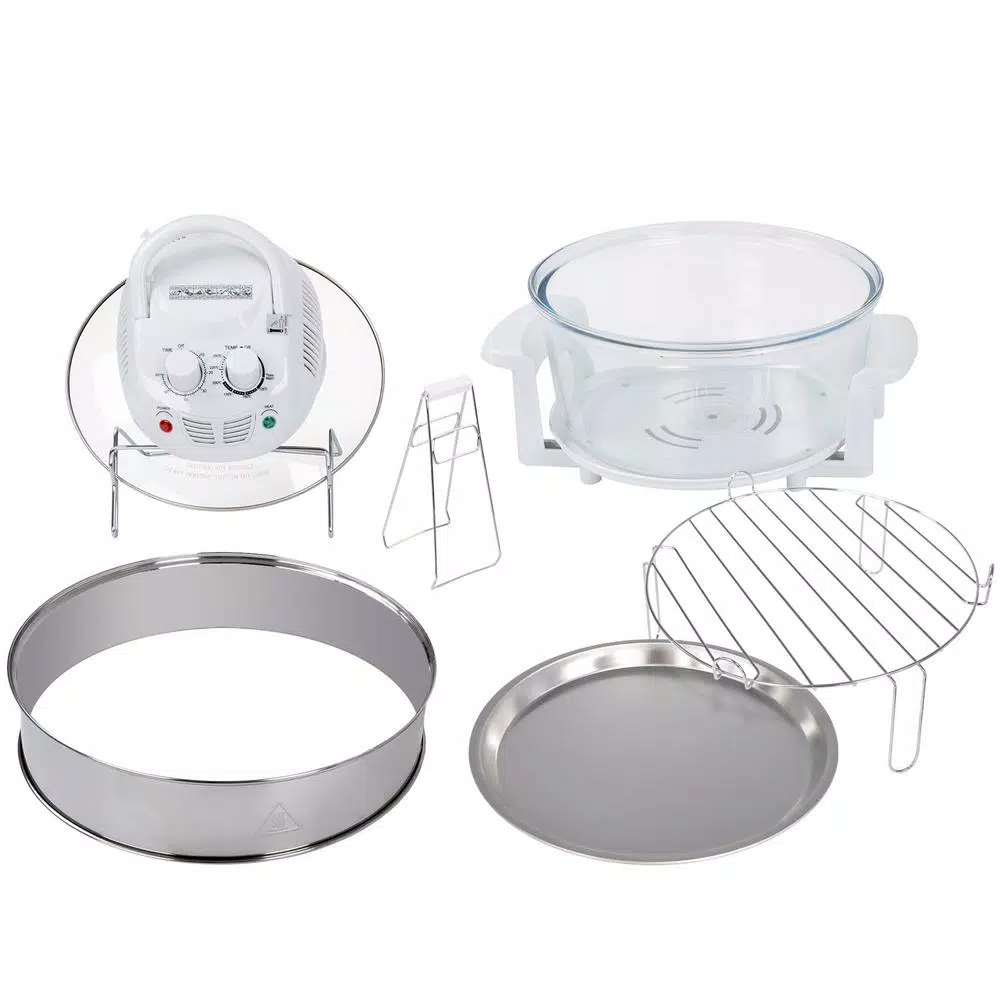 Classic Cuisine Halogen Tabletop Oven with 17 Qt Capacity and 1200W Power