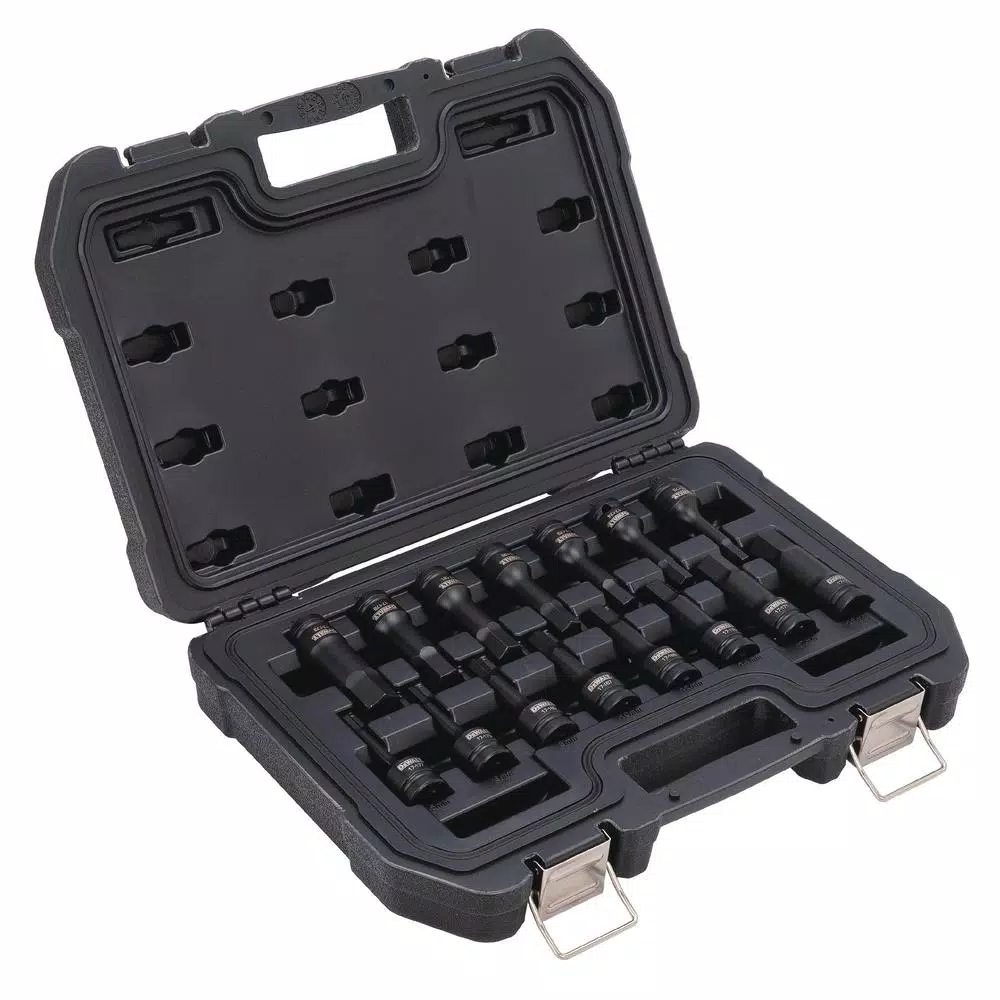 DEWALT 1/2 in. Drive 15-Piece Combination Impact Hex Bit Socket Set