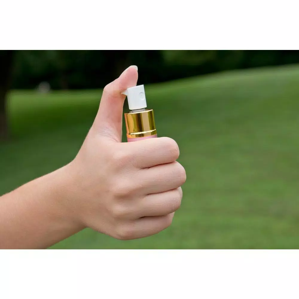 SABRE Lipstick Pepper Spray Personal Defense Spray - Pink Discreet Design