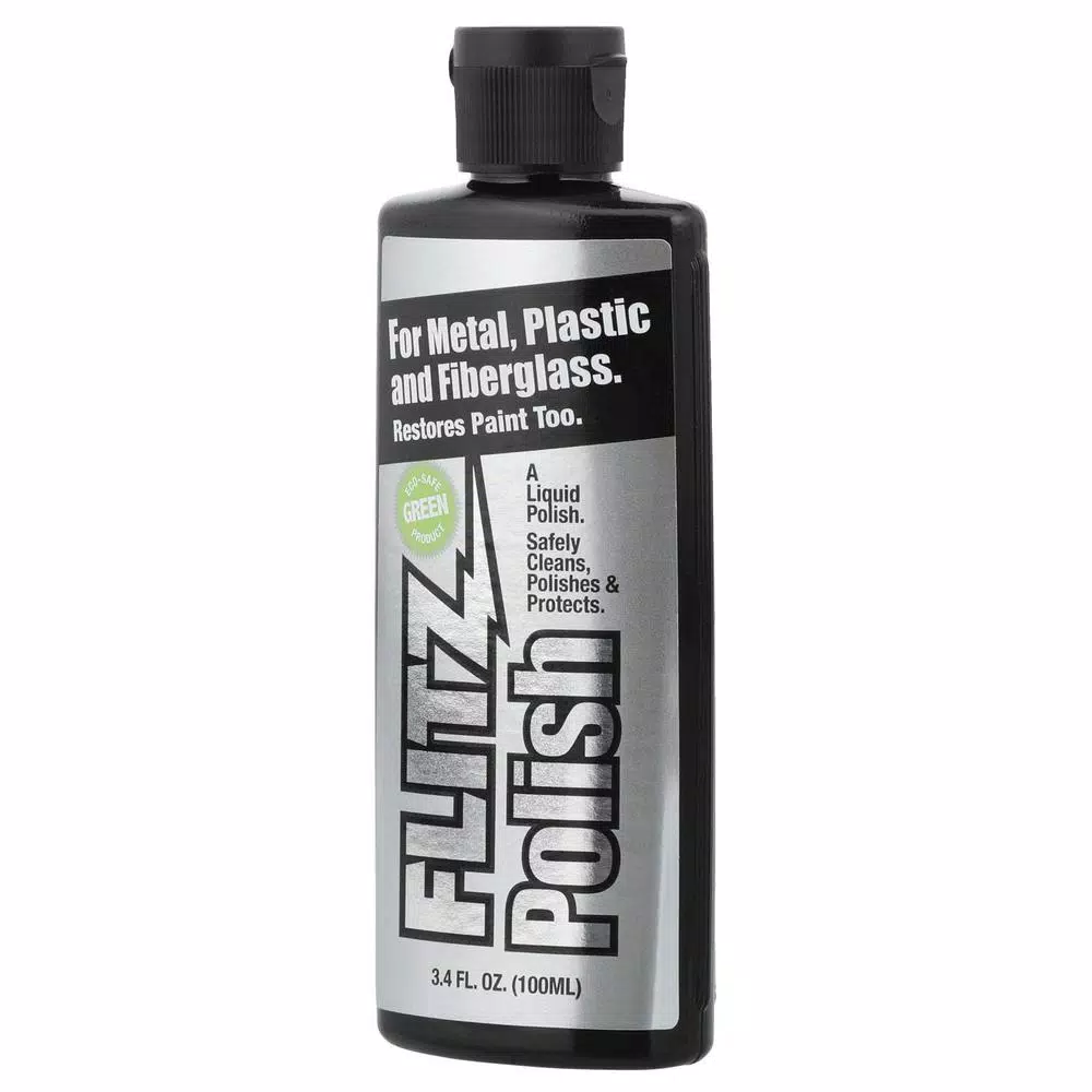 Flitz All-Purpose Metal Liquid Cleaner and Polish, 3.4 oz.