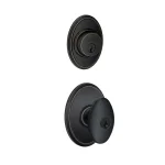 Schlage Wakefield Aged Bronze Single Cylinder Deadbolt and Siena Entry Door Knob Combo Pack thumbnail 1