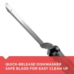 BLACK+DECKER 9 in. Comfort Grip Electric Knife, Black thumbnail 5