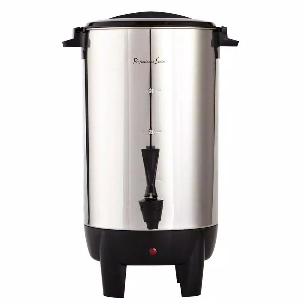 Professional Series 30-Cup Stainless Steel Coffee Urn Percolator with Keep Warm Function