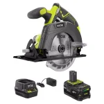 RYOBI 18V ONE+ 5-1/2 in. Cordless Circular Saw Kit with 4.0 Ah Battery and Charger thumbnail 1