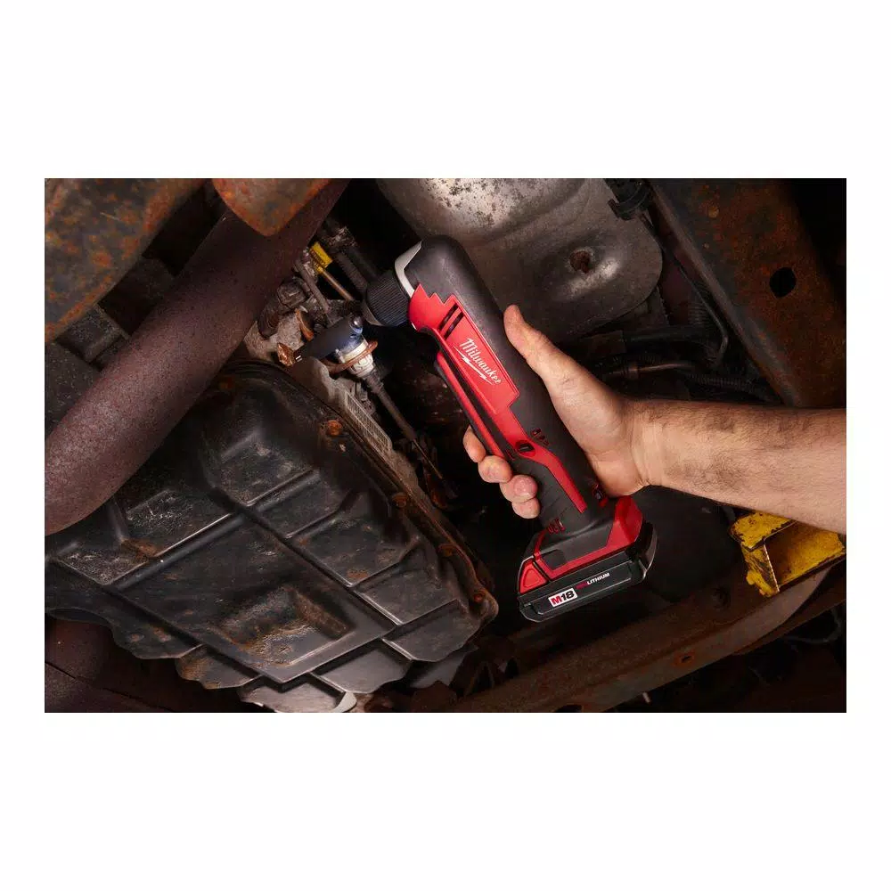 Milwaukee M18 18V Lithium-Ion Cordless 3/8 in. Right Angle Drill Kit with 1.5Ah Battery, Charger, and Hard Case