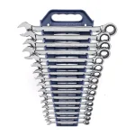 GearWrench 16-Piece Metric Master Combination Ratcheting Wrench Set thumbnail 1