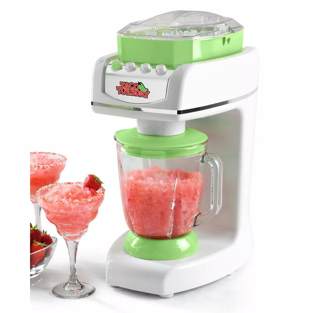 Taco Tuesday 56 oz. Margarita and Slush Maker Blender, Green