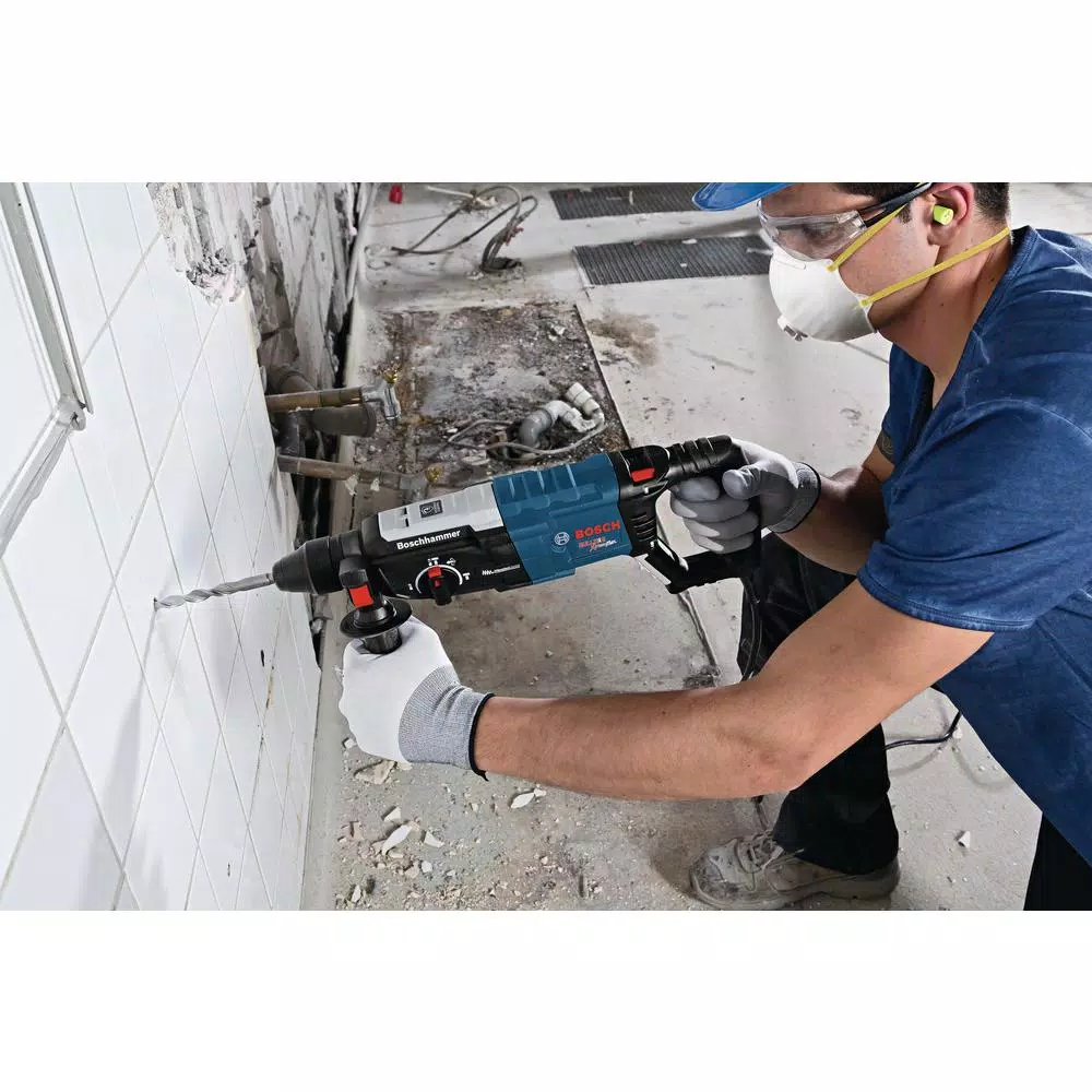Bosch GBH2-28L Bulldog Xtreme Max 8.5 Amp SDS-Plus Rotary Hammer Drill with Carrying Case