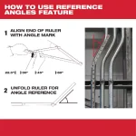 Milwaukee 78 in. Engineer's Composite Folding Ruler thumbnail 3