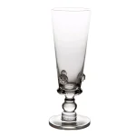 Abigails Traditional Medallion Footed Pilsner Glass Set, 12 oz, Clear (Set of 4) thumbnail 1