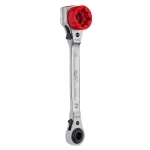 Milwaukee Lineman's 5-in-1 Ratcheting Wrench, Forged Steel, Multi-Size thumbnail 1