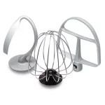Hamilton Beach 4 Qt. 7-Speed Stand Mixer with Stainless Steel Bowl and 3 Attachments, Black thumbnail 4
