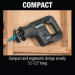 Makita 18V LXT Sub-Compact Brushless Cordless Reciprocating Saw (Tool-Only) thumbnail 12