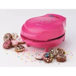 Betty Crocker Mini Donut Maker, Pink Dessert Specialty Appliance with Decorating Kit thumbnail 3