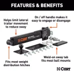 CURT Sway Control Kit for Trailer Hitches thumbnail 2