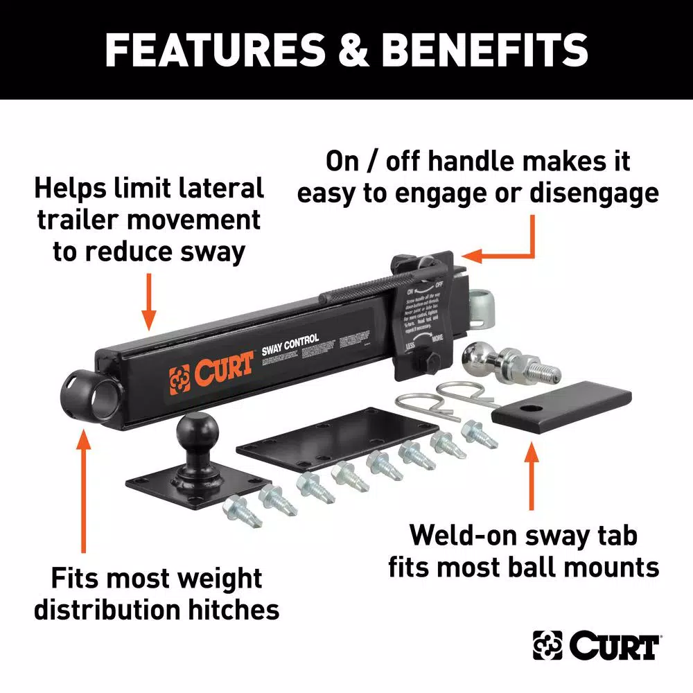 CURT Sway Control Kit for Trailer Hitches