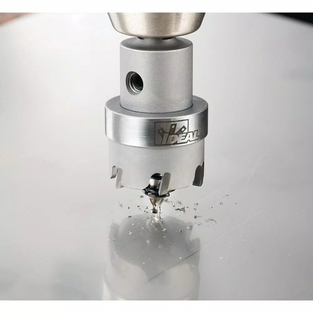 Ideal TKO 1-1/8 in. Carbide-Tipped Hole Cutter for Sheet Metal and Stainless Steel