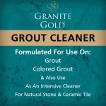 Granite Gold Grout Cleaner with Brush, 24 oz. - Safe for Stone, Tile, Porcelain, Ceramic & Glass thumbnail 4