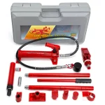 Stark 4-Ton Porta Power Hydraulic Jack Tool Kit for Auto Body Frame Repair & Construction thumbnail 1