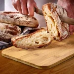 MegaChef 5-Piece Metal Kitchen Canister Set with Bamboo Lids and Bread Box thumbnail 8