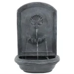 Sunnydaze Decor Seaside Lead Electric Powered Outdoor Wall Fountain, Coastal Shell Design thumbnail 2