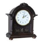 Bedford Clock Collection Classic Wooden Mantel Clock with 4 Chime Modes and Roman Numeral Dial thumbnail 5