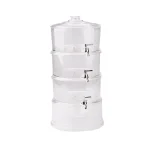 Mind Reader 3-Tier Stackable Beverage Dispenser, 3 Gallon Clear Plastic Drink Holder with Ice Compartment thumbnail 1